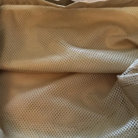 North Face Women's Tan Shorts with Brown Waistband - Picture 5 of 7